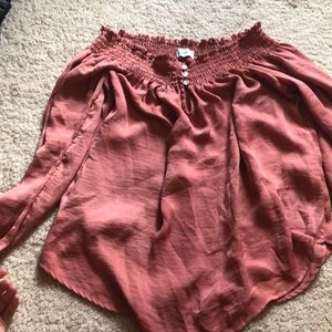 Off the shoulder blouse